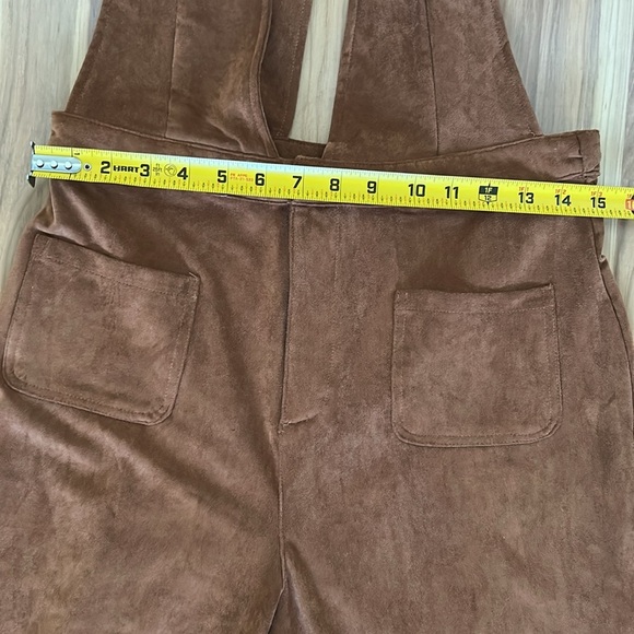 🟣Brown Suede Jumpsuit - Picture 10 of 11